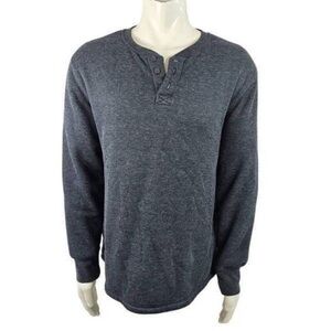 Itasca Charcoal Long Sleeve Henley